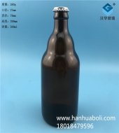 500ml小熊茶色玻璃啤酒瓶