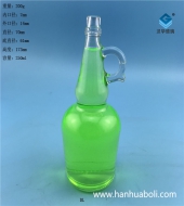 250ml小口玻璃单耳油瓶