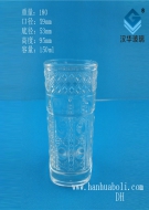 150ml方形出口玻璃水杯
