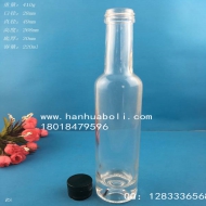 200ml晶白料厚底果酒玻璃瓶