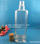 750ml方形橄榄油玻璃瓶